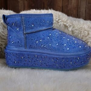 Cape Robbin Sparkling Blue Boots